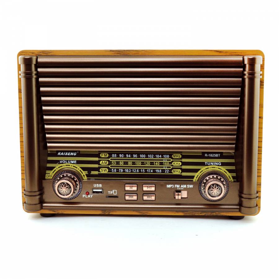 Radio Portabil Klausstech, MP3, TF, SD, USB, FM, AM, SW, AUX, Retro